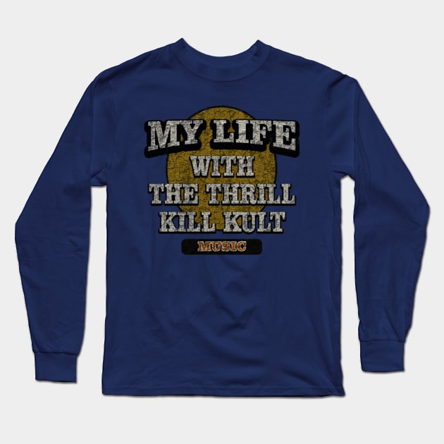 Text Music My Life Long Sleeve T-Shirt by Rohimydesignsoncolor